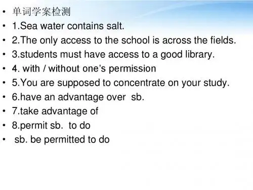 高中英语 Module 6 reading and vocabulary课件 外研版