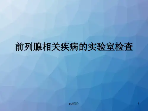 前列腺疾病  ppt课件