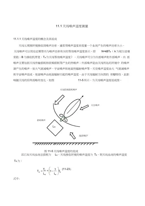 天线噪声温度的概念组成及测量方法