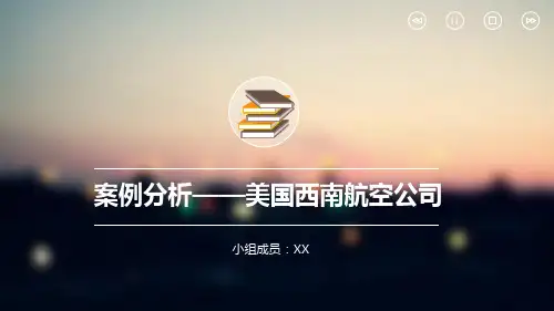 案例分析PPT——美国西南航空公司