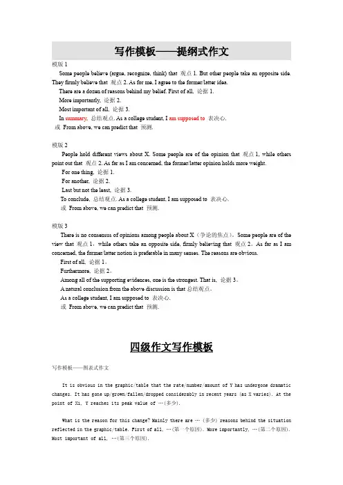 英语万能作文背诵30天