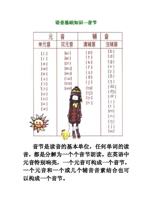英语音节有三大类型开音节,闭音节,r音节（很详细的介绍了：）~~