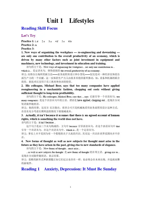 商务英语Unit1
