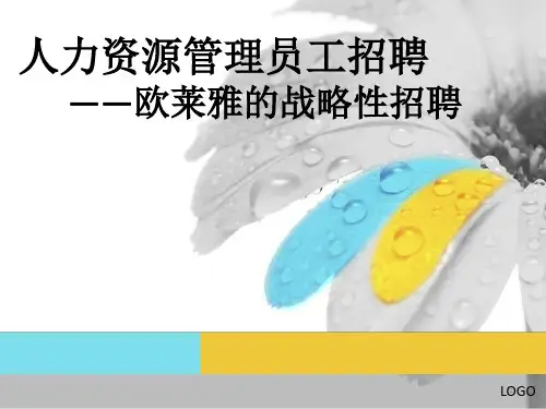 人力资源管理之员工招聘的成功案例PPT课件