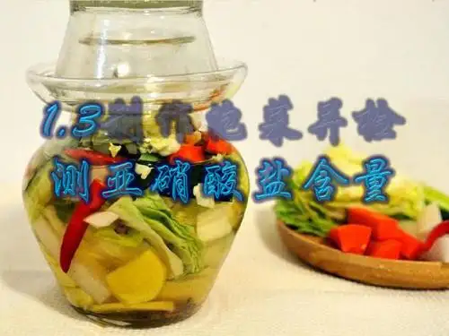 1.3制作泡菜并检测亚硝酸盐含量