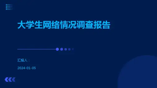 大学生网络情况调查报告