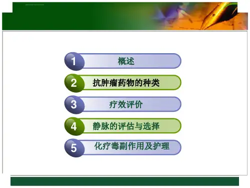 妇科化疗病人的.护理ppt课件
