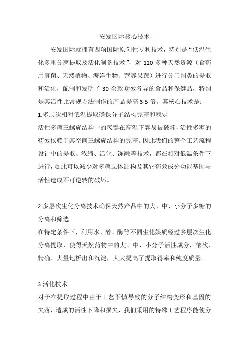 安发国际核心技术