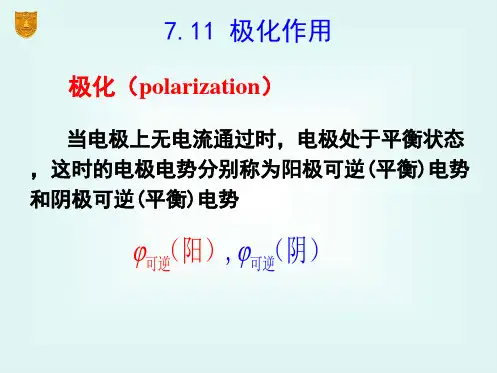 物理化学---极化作用