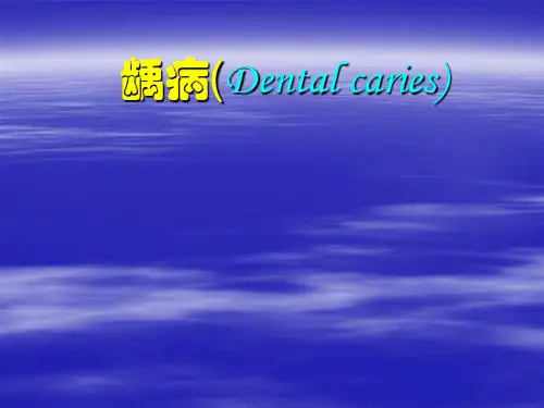 口腔组织病理学课件：龋病