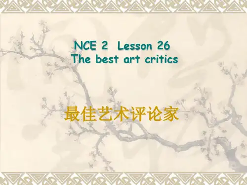 新概念2Lesson 26课件 (共25张PPT)