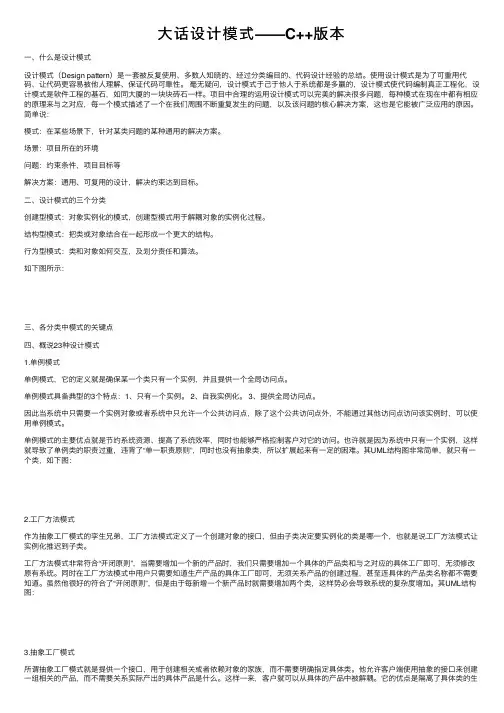 大话设计模式——C++版本