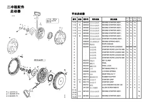 rotax两冲程航空发动机结构图