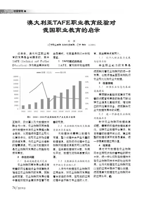 澳大利亚TAFE职业教育经验对我国职业教育的启示