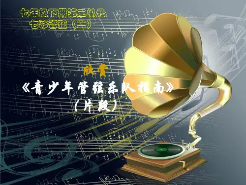 2.欣赏青少年管弦乐队指南(片段)初中音乐PPT课件(16ppt)