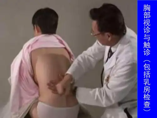 胸部视诊与触诊(包括乳房检查).