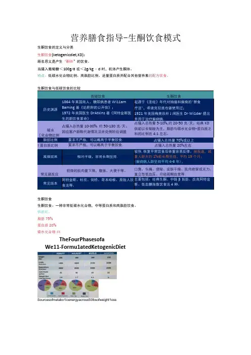 营养膳食指导-生酮饮食模式
