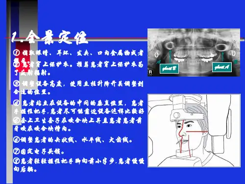 牙片机拍摄程序定位