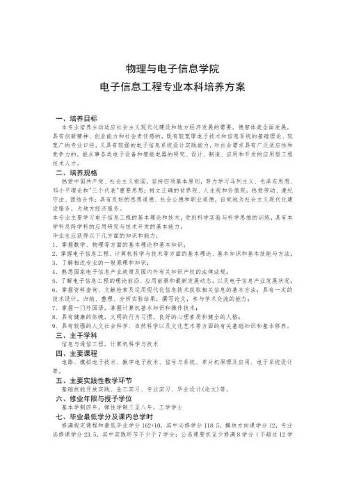 物理与电子信息学院.doc