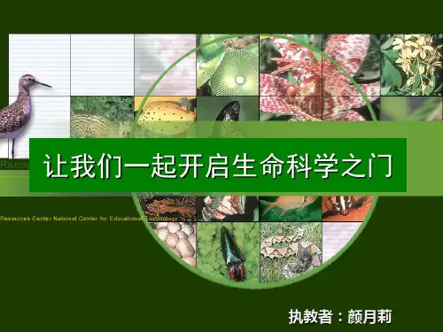 生物课本绪论PPT