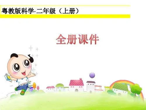 【新教材】粤教粤科版 小学科学2二年级全册课件