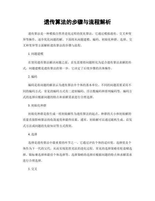 遗传算法的步骤与流程解析