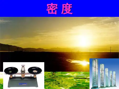 鲁教版(五四制)八年级物理上册 第五章第二节：密度课件