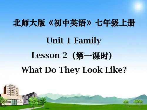 北师大版初中英语七年级上册Unit 1 Lesson 2(共24张PPT)