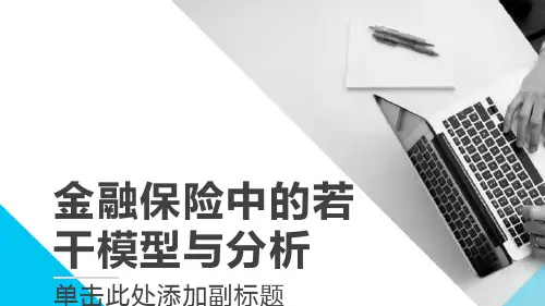 金融保险中的若干模型与分析【精美】