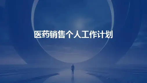 医药销售个人工作计划PPT