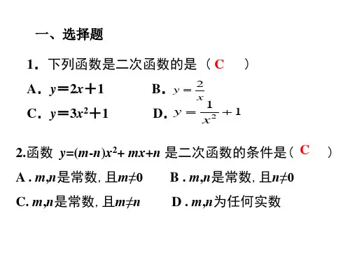 人教版九年级上册 第22章 二次函数经典专题88题(共102张)