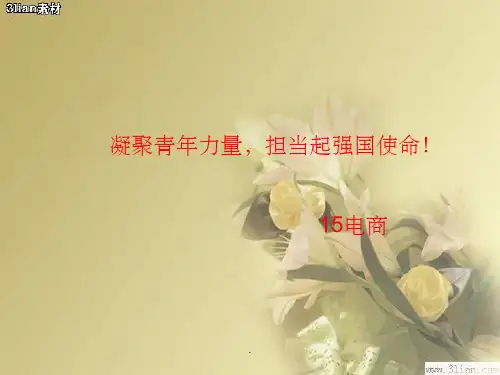 凝聚青年力量,担当起强国使命ppt课件