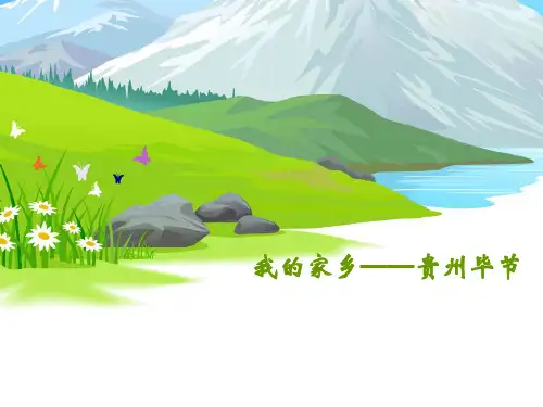 毕节—我的家乡(旅游简介)