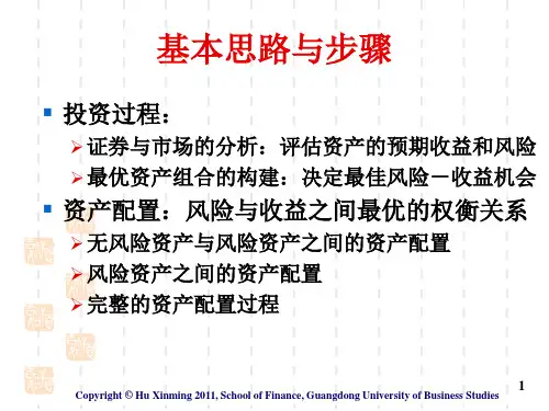 ch7 最优资产组合