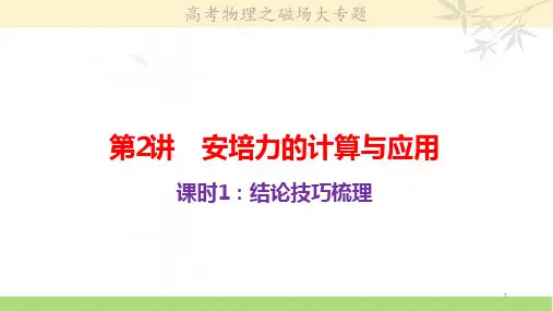 安培力的计算与应用课件
