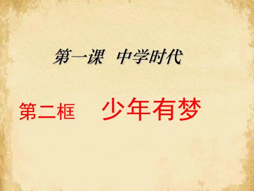 少年有梦ppt优秀课件12 课件下载