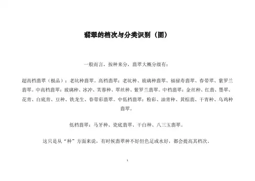 翡翠的档次与分类识别(图)