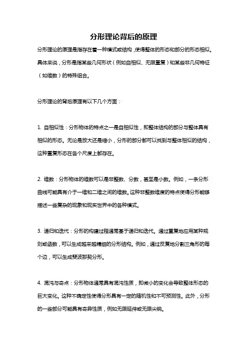 分形理论背后的原理