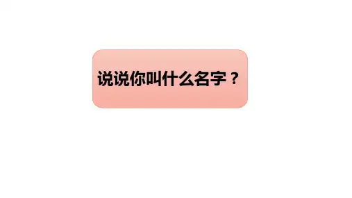 统编版一年级语文下册2姓氏歌课件第一课时(共12张PPT)