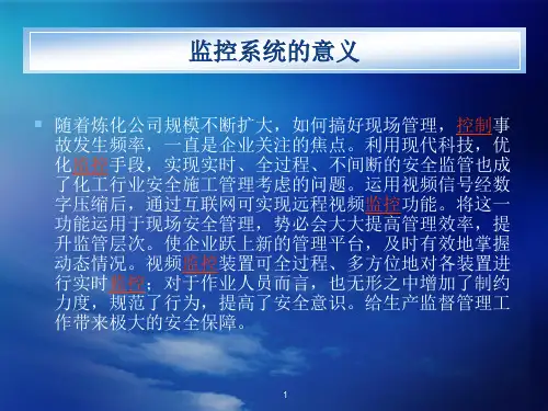 监控系统基础知识培训PPT课件