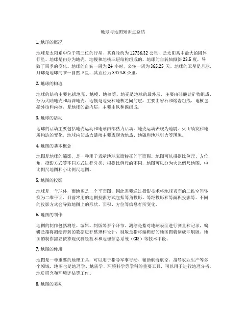 地球与地图知识点总结