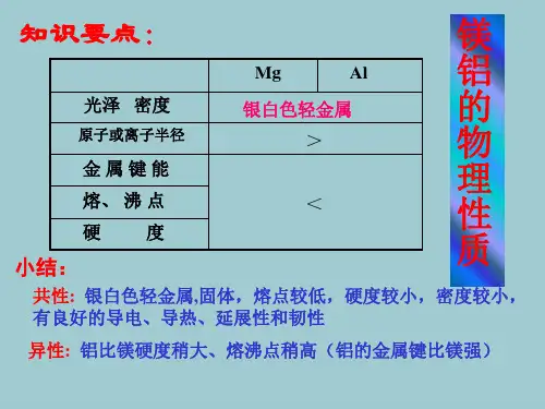 镁和铝及其化合物(优秀文档PPT)