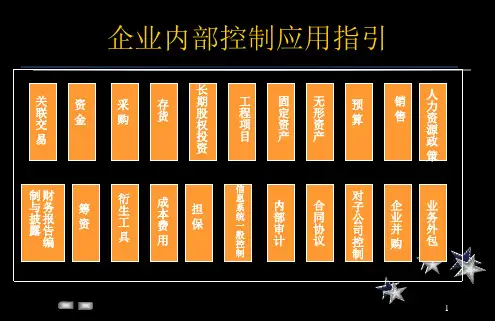 内部控制具体规范