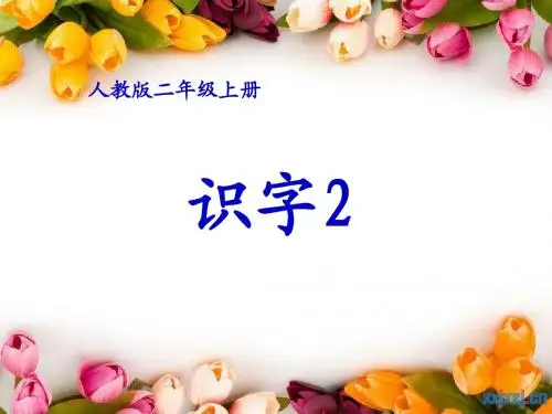 小学语文二年级上 识字二