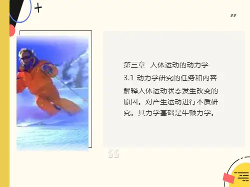运动生物力学多媒体教学第三章