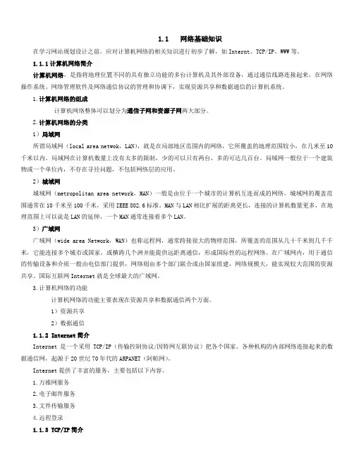 网站基础知识