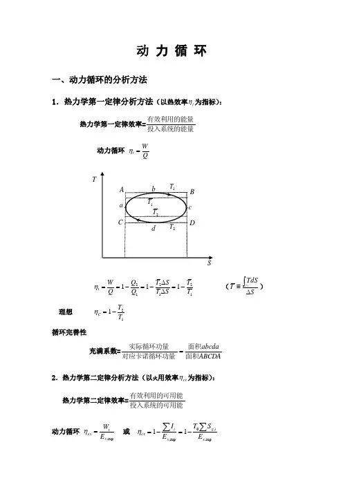 工程热力学13动力循环.doc