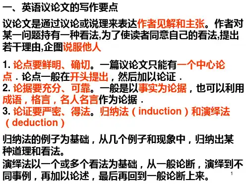 英语议论文PPT课件