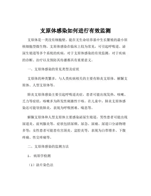支原体感染如何进行有效监测
