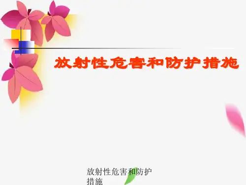 放射性危害与防护措施
